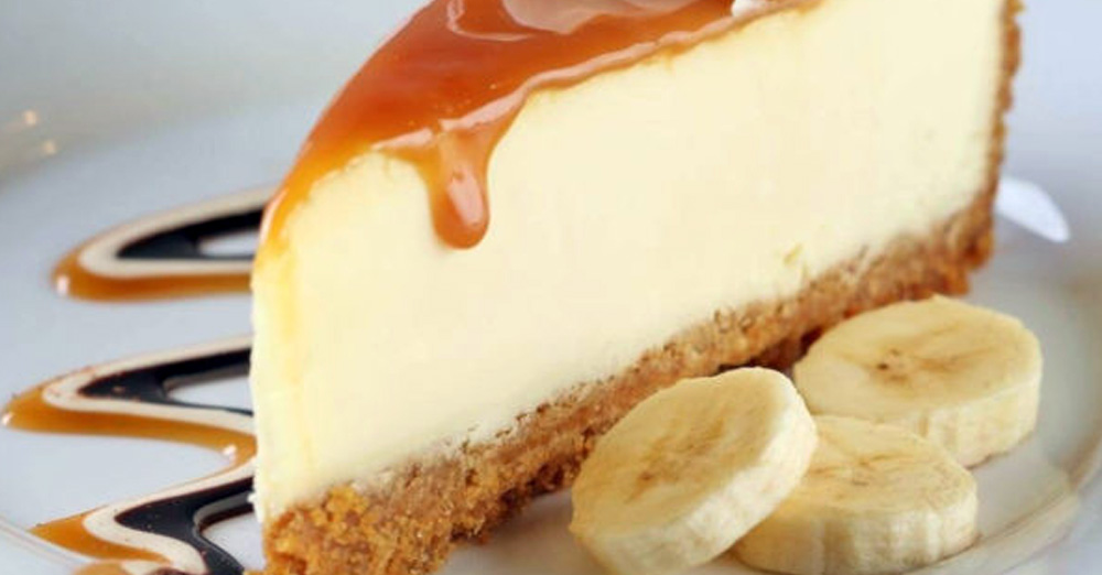 Cheesecake De Banana Delicioso